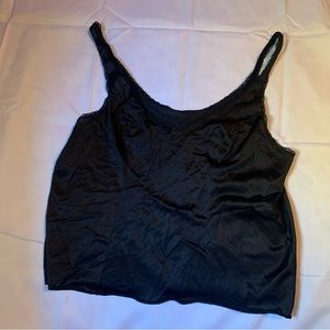 black sleep tank top